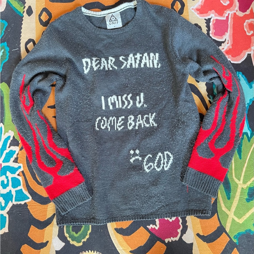UNIF Dear satan sweater